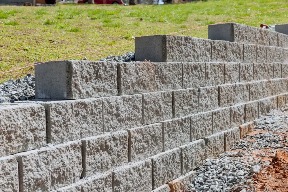 Mur de soutènement près de Liège